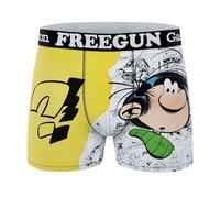 FREEGUN Boxer Homme Microfibre Gaston Lagaffe (S, BD)