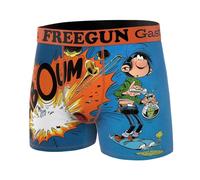 FREEGUN Boxer Homme Microfibre Gaston Lagaffe (S, Boom)