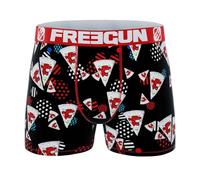 FREEGUN Boxer Homme Microfibre La Vache Qui rit (L, Black 2)