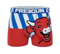 FREEGUN Boxer Homme Microfibre La Vache Qui rit (L, Lau)