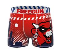 FREEGUN Boxer Homme Microfibre La Vache Qui rit (S, Hero)