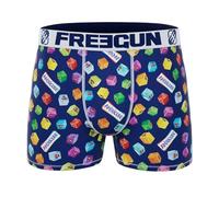 FREEGUN Boxer Homme Microfibre La Vache Qui rit (XL, Aperic2)