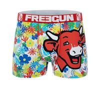 FREEGUN Boxer Homme Microfibre La Vache Qui rit (XL, Flowers 2)