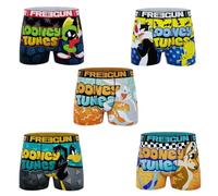 FREEGUN Boxer Homme Microfibre Looney Tunes (M, Pack de 5 LOO12)