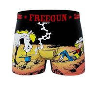 FREEGUN Boxer Homme Microfibre Lucky Luke (S, Lucky Night)