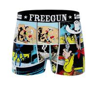 FREEGUN Boxer Homme Microfibre Lucky Luke (S, Lucky Planche)