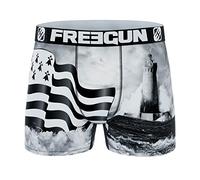 FREEGUN Boxer Homme Microfibre Nos Régions (XL, Bretagne 1)