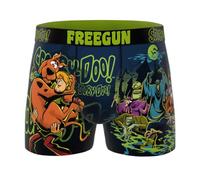FREEGUN Boxer Homme Microfibre Scooby-Doo (FR/ES, Alpha/Lettres, TG, Taille Normale, Taille Normale, Doo)