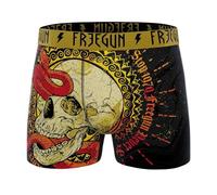 FREEGUN Boxer Homme Microfibre Skull Tête de Mort (XL, Snake76)