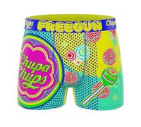 FREEGUN Boxer Homme Microfibre Sucette Candy (L, Yellow CC13)