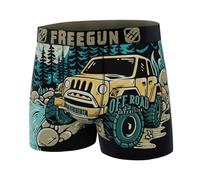 FREEGUN Boxer Homme Microfibre Wild Life (S, Off Road)