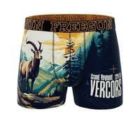FREEGUN Boxer Homme Microfibre Wild Life (XXL, Vercors A92)