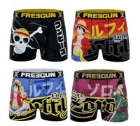 FREEGUN Boxer Homme One Piece (XL, Pack de 4 OP5)