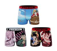 FREEGUN Boxer Homme One Piece (XXL, Pack de 3 (OP4))