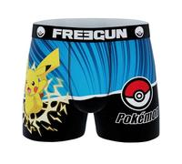 FREEGUN Boxer Homme Pokemon (L, Pika Volt PKM18)