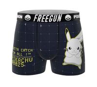FREEGUN Boxer Homme Pokemon (S, Pika SQR PKM19)