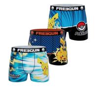 FREEGUN Boxer Homme Pokemon (XXL, Pack de 3 PKM18)