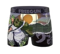 FREEGUN Boxer Homme Roronoa Zoro One Piece | Boxer Ceinture Élastique et Microfibre Cadeau Original Taille XL