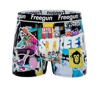 FREEGUN Boxer Homme Street Art (L, Skull A77)