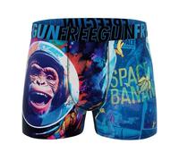 FREEGUN Boxer Homme Street Art (M, Singe A77)