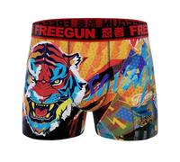 FREEGUN Boxer Homme Street Art (M, Tiger A77)