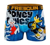 FREEGUN Boxer pour homme avec imprimé Looney Tunes | Boxer en microfibre | Boxer confortable et respirant | pour un usage quotidien | Complète un look urbain, multicolore, L