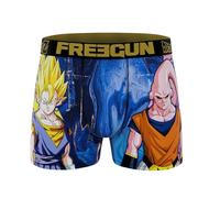 FREEGUN | sous-vêtements Homme | Design Exclusif Dragon Ball, Vegetto Contre Majin Buu | Confortables et Respirants | Boxers Homme en Tissu (FR/ES, Alpha/Lettres, S, Taille Normale, Taille Normale)