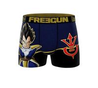 FREEGUN Boxer pour homme Dragon Ball Z imprimé Vegeta avec ceinture élastique brodée, Dragon Ball Z, S