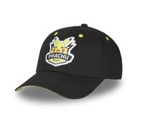 FREEGUN Casquette Homme Pokemon, Casquette Baseball Pikachu, Originale Anime Manga, Noir Taille TU