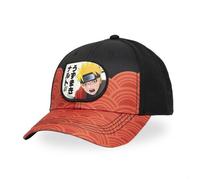 Freegun Casquette Naruto Shippuden Homme - Baseball - Noir | Rouge - Visière Arrondie Taille unique