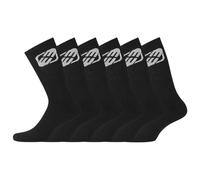 FREEGUN Chaussette homme (Lot de 6), Noir, Taille 39/42