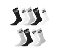 Freegun Chaussettes Homme, Chaussette Haute Homme (Lot de 9) - Blanc 43/46