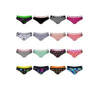FREEGUN Pack Surprise Culotte Femme Microfibre, Lot de 3 Culottes, Modèle Aléatoirement Choisi, Gris, Noir, Rose, Bleu, Taille M