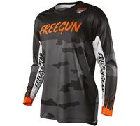 Freegun Devo Camo Maillot motocross, orange, taille S pour homme