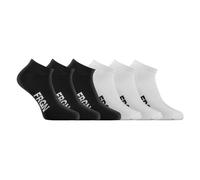 FREEGUN Chaussette Homme - Lot de 6 Paires - Socquettes Homme, Blanc, Noir - Taille 39/42