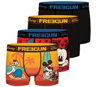 FREEGUN Garçon Lot de 4 Boxer Garcon Freegun-disney Slip, Noir, 10-11 ans EU