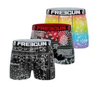 FREEGUN Lot de 3 Boxers Homme Microfibre Bandana Pack (XXL, Pack 01)