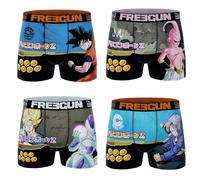 FREEGUN Lot de 4 Boxers Homme Microfibre Dragon Ball Z (XXL, Pack DBZ13)