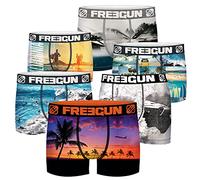 FREEGUN Lot de 6 Boxers Garçon Premium (14-16 Ans, Pack Surprise)
