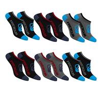 FREEGUN Lot de 6 Paires de Chaussettes Sport Courtes et Longues (43-46, Courte Pack 02)