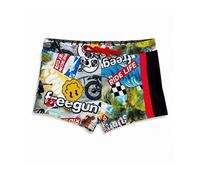 FREEGUN Maillot de Bain Garçon ""Surfing Ride Life"" Multicouleur 14-16 ans