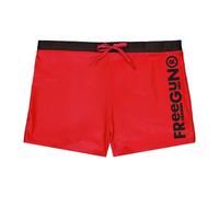 FREEGUN Maillot de Bain Homme Piscine, Boxer de Bain, Doux et Confortable, Rouge, Noir, Taille L