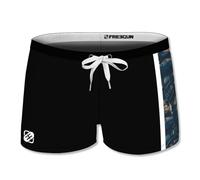 FREEGUN Maillot de Bain Homme Piscine, Boxer de Bain, Séchage Rapide, Noir Taille XXL