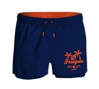 FREEGUN Maillot de Bain Homme Plage, Short de Bain, Séchage Rapide, Confortable avec Poches S