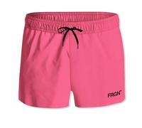 FREEGUN Maillot de Bain Homme Plage, Short de Bain, Séchage Rapide, Confortable avec Poches, Taille XL - Rose Fluo