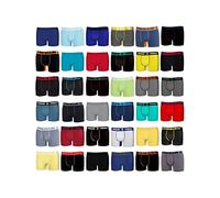 FREEGUN Pack Surprise Boxer Enfant Durable, Modèle Aléatoire, Maintien Anti-Glisse, Peaux-sensibles et Hypoallergénique (Lot de 5), Noir, Gris, Bleu, Rouge, Taille 12/14 Ans