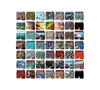 FREEGUN Pack Surprise Boxer Enfant Liberté de Mouvement, Modèle Aléatoire, Doux, Léger et Résistant (Lot de 5), Bleu Taille 6 Ans/8 Ans