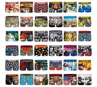 FREEGUN Pack Surprise Boxer Homme Maille Aérée, Calecon Modèle Aléatoire, Anti-Transpirant, Stretch et Infroissable (Lot de 3), Noir Taille M