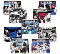 FREEGUN S-Set de 9 Boxers Oliver et Benji pour Homme Microfibre, Multicolore, Multicolore, S