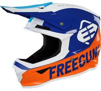 Freegun XP4 Attack Casque de motocross, bleu-orange, taille 2XL pour homme
